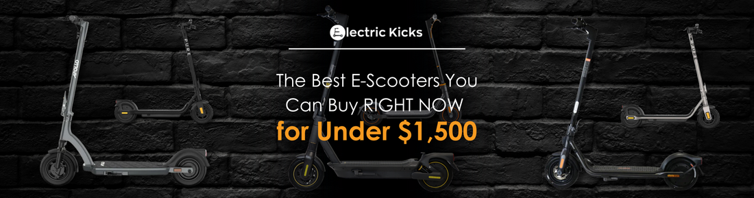 A Range of Electric Scooters Under $1,500