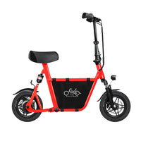 Fiido Q1S Folding Electric Scooter Red with Basket