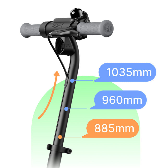 Segway Ninebot C2 Pro feature adjustable handlebar