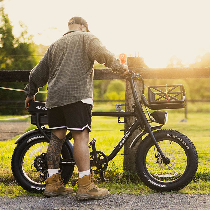 ampd brothers ace-x plus+ ebike lifestyle fence