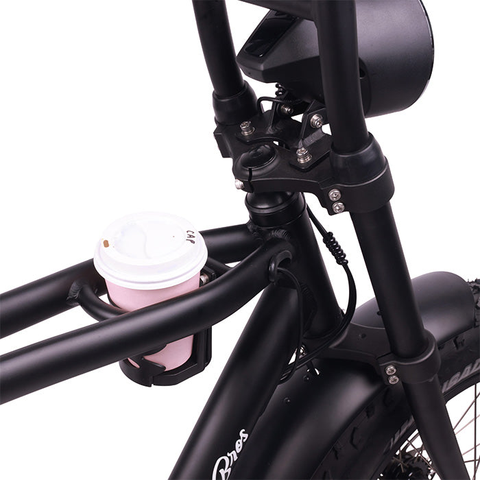 ampd brothers ace-x pro dual suspension ebike cup holder