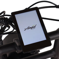 ampd brothers ace-x pro dual suspension ebike display closeup