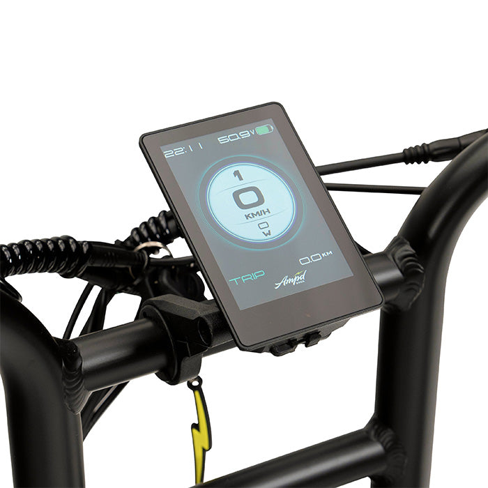 ampd brothers ace-x pro dual suspension ebike display