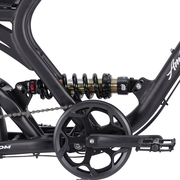 ampd brothers ace-x pro dual suspension ebike feature suspension