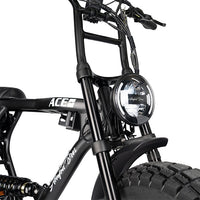 ampd brothers ace-x pro dual suspension ebike headlight