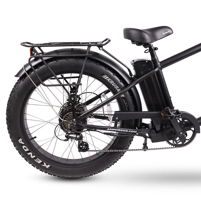 ampd brothers chubbie 2 electric beach cruiser bike rear tyre