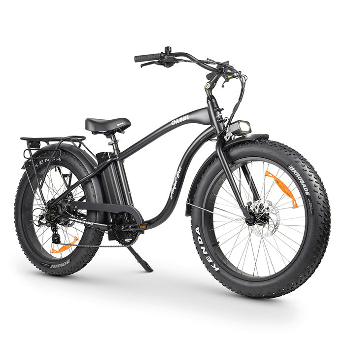 ampd brothers chubbie 2 electric beach cruiser bike side front