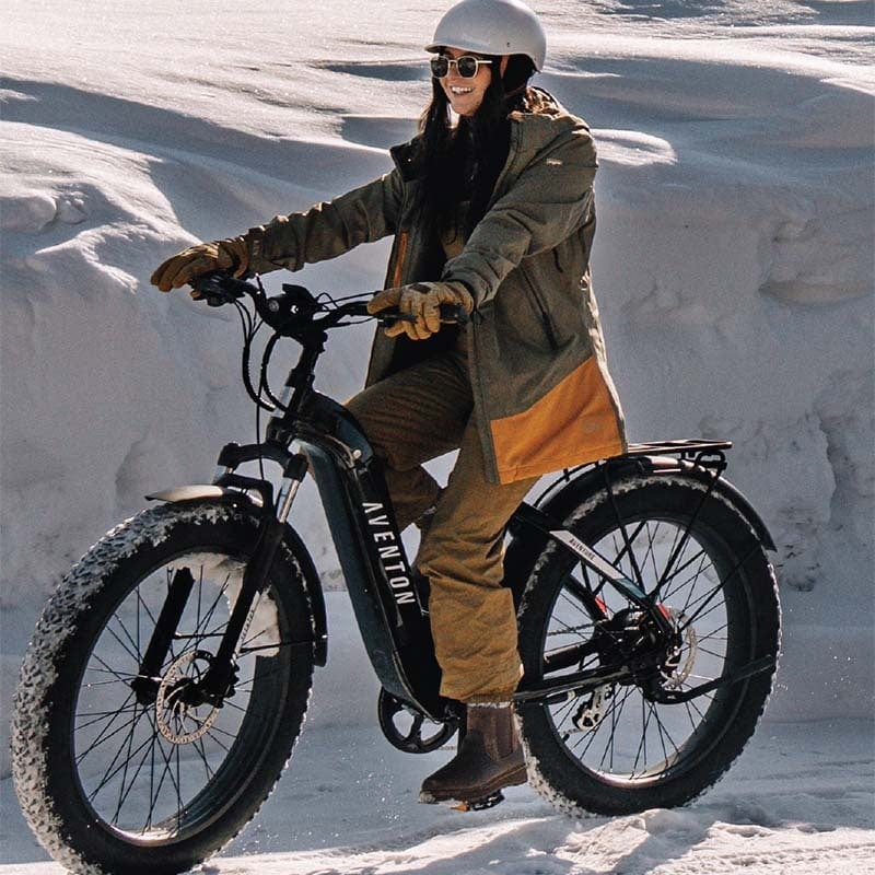 aventon aventure.2 electric bike snow