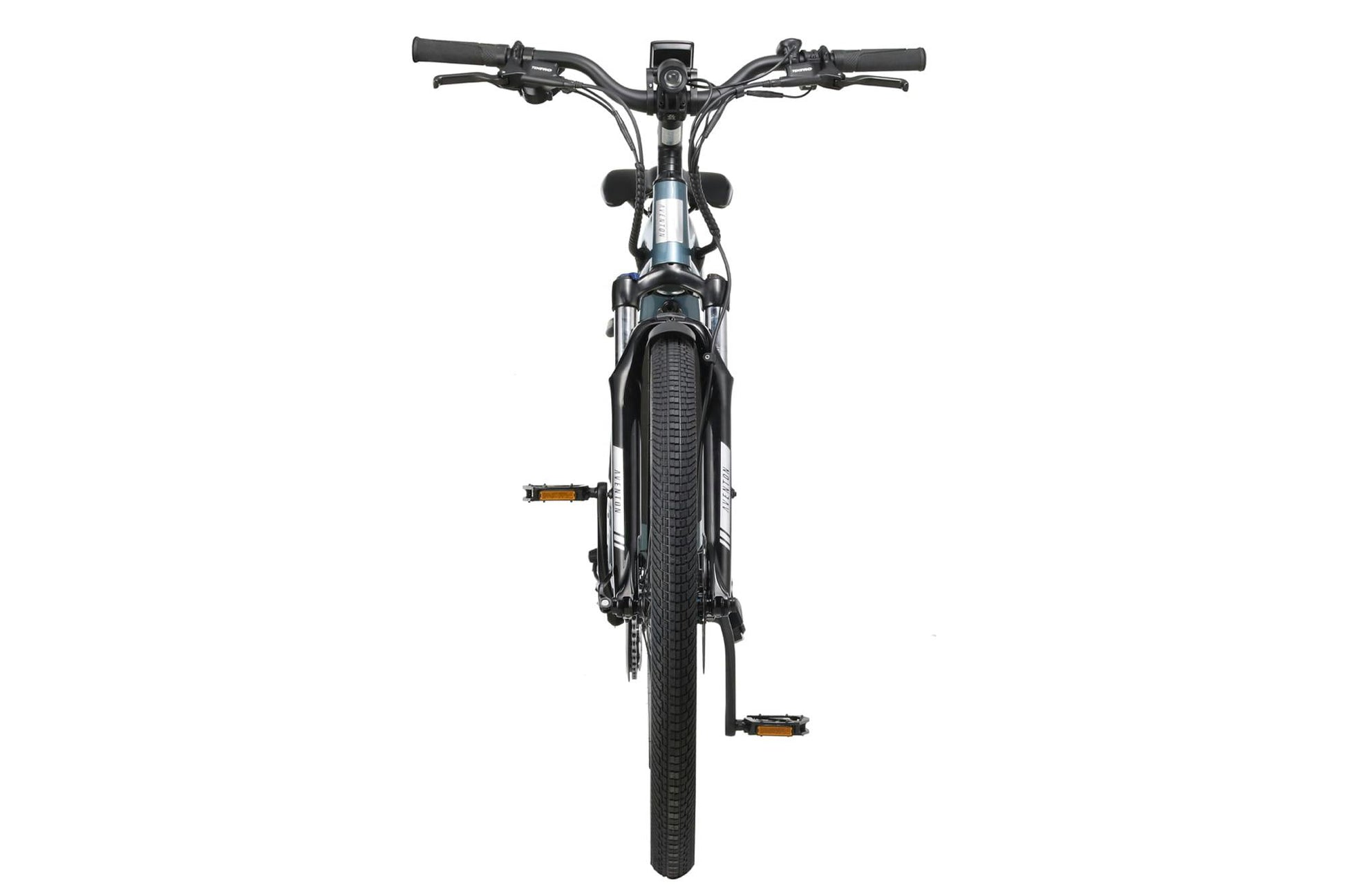 aventon level 2 step through electric bike glacier front