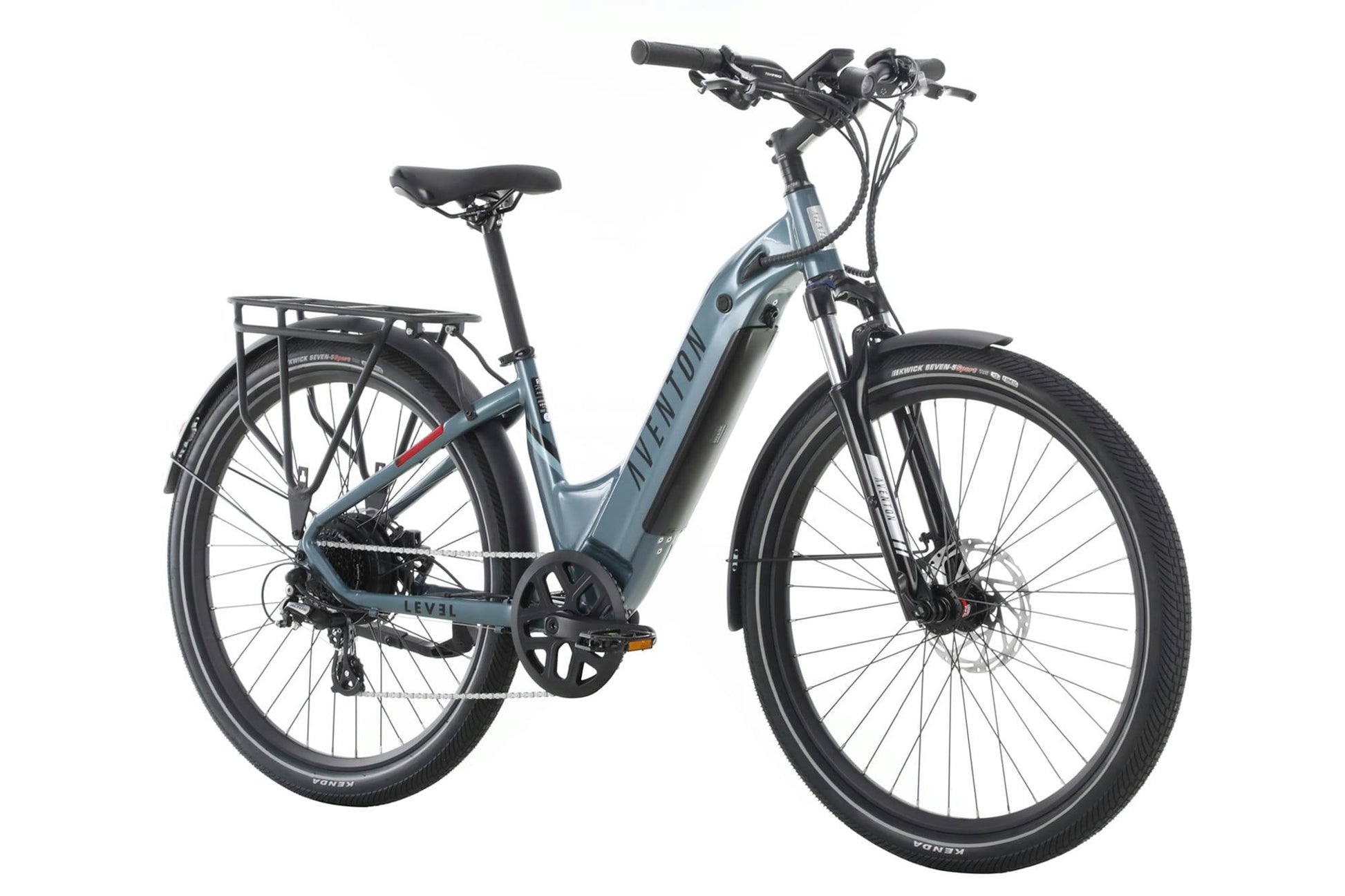 aventon level 2 step through electric bike glacier slant