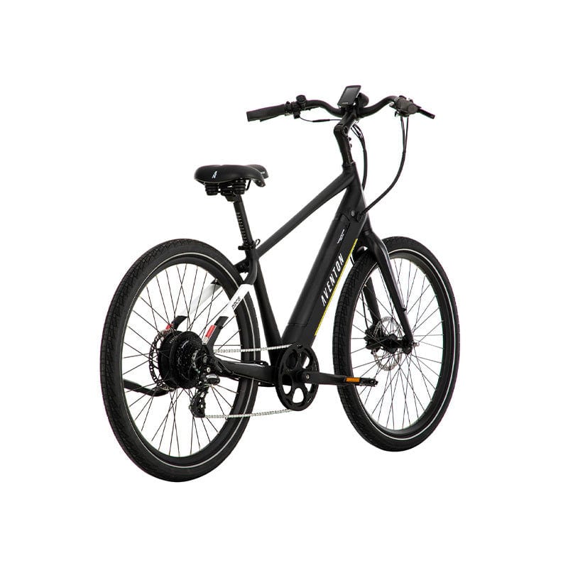 aventon pace 500.3 electric bike  black back