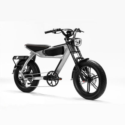 C3Strom Astro Pro Electric Bike Silver Full