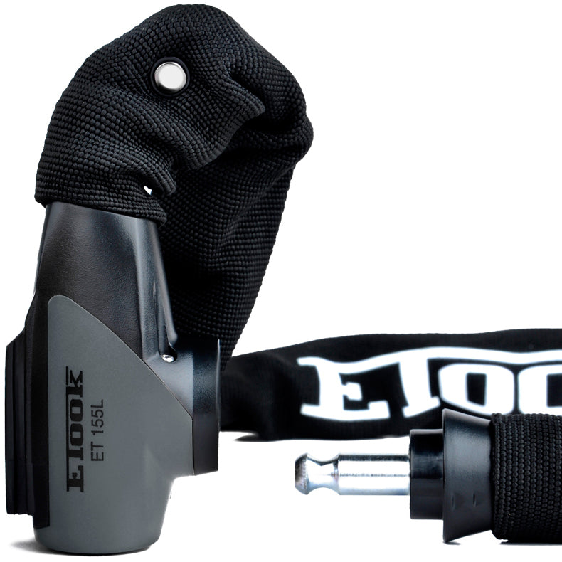 etook 1t155l chain bike lock open