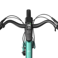 fiido c22 electric gravel bike green display