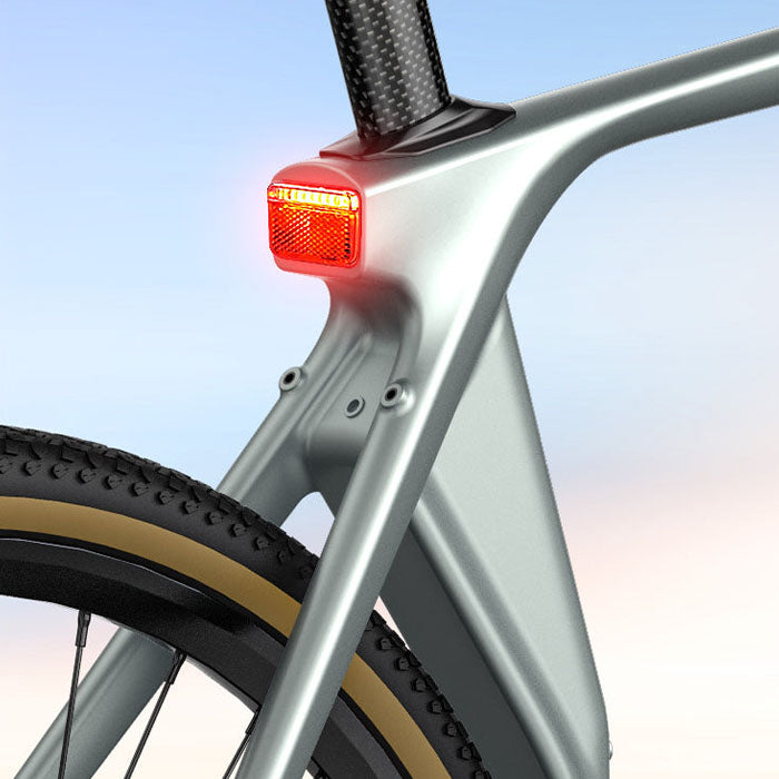 fiido c31 air carbon fiber ebike feature taillight