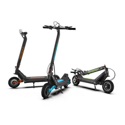 inokim ox 2023 electric scooter green blue orange