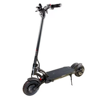 kaabo mantis 10 plus v2 black electric scooter front side left