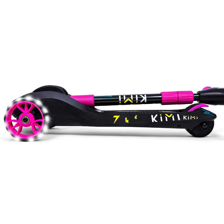 kimi electric scooter pink folded