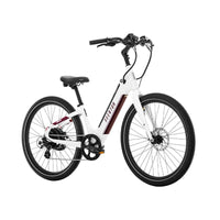 aventon pace 500.3 step through electric bike white right