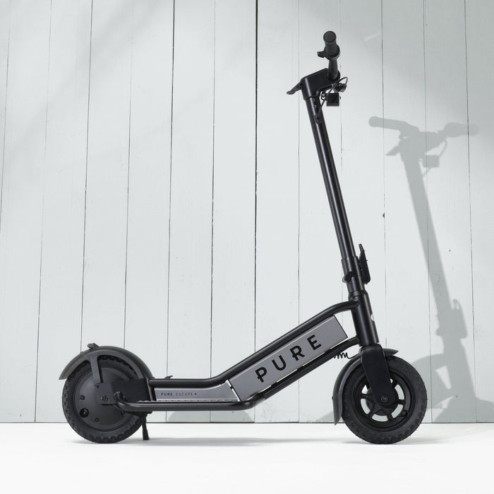 pure escape+ electric scooter black side