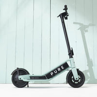 pure escape+ electric scooter green side