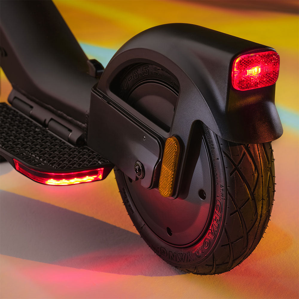 pure mclaren electric scooter black rear