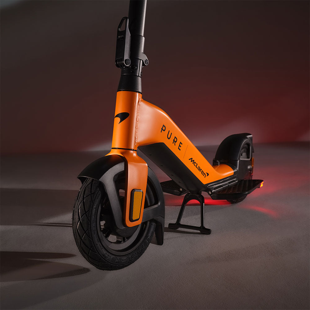 pure mclaren electric scooter papaya front