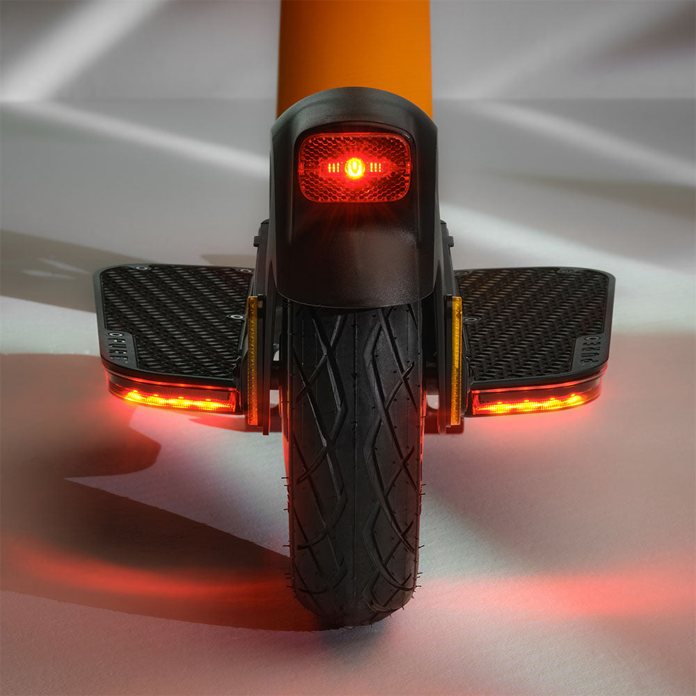 pure mclaren electric scooter papaya lights