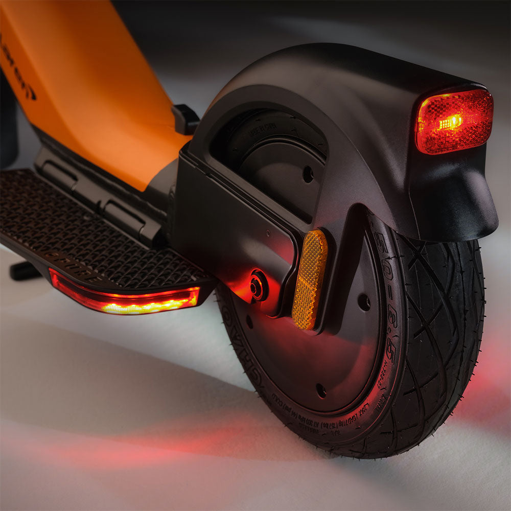 pure mclaren electric scooter papaya rear