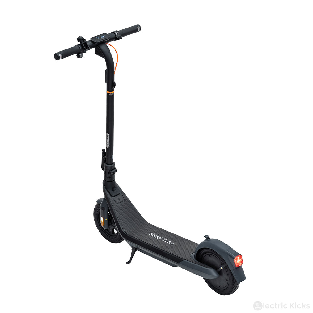 segway e2 pro electric scooter back left