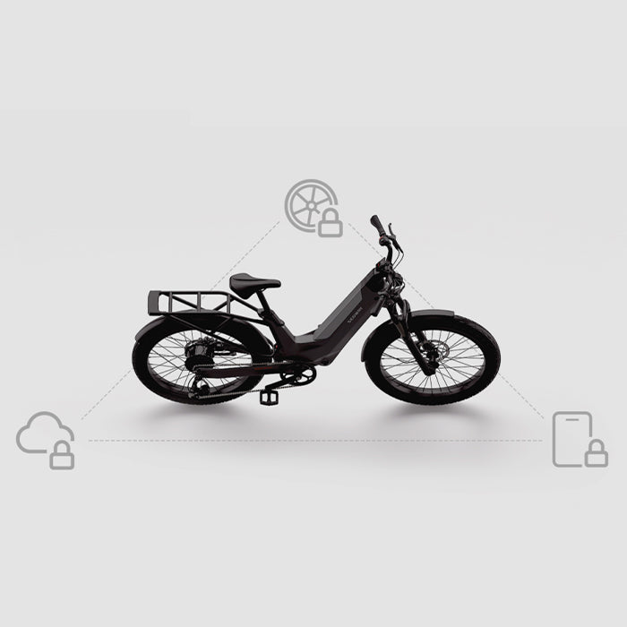 segway xafari trekking ebike feature security