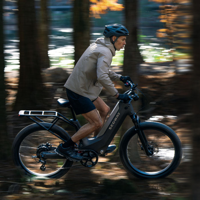 segway xafari trekking ebike lifestyle riding forest fast