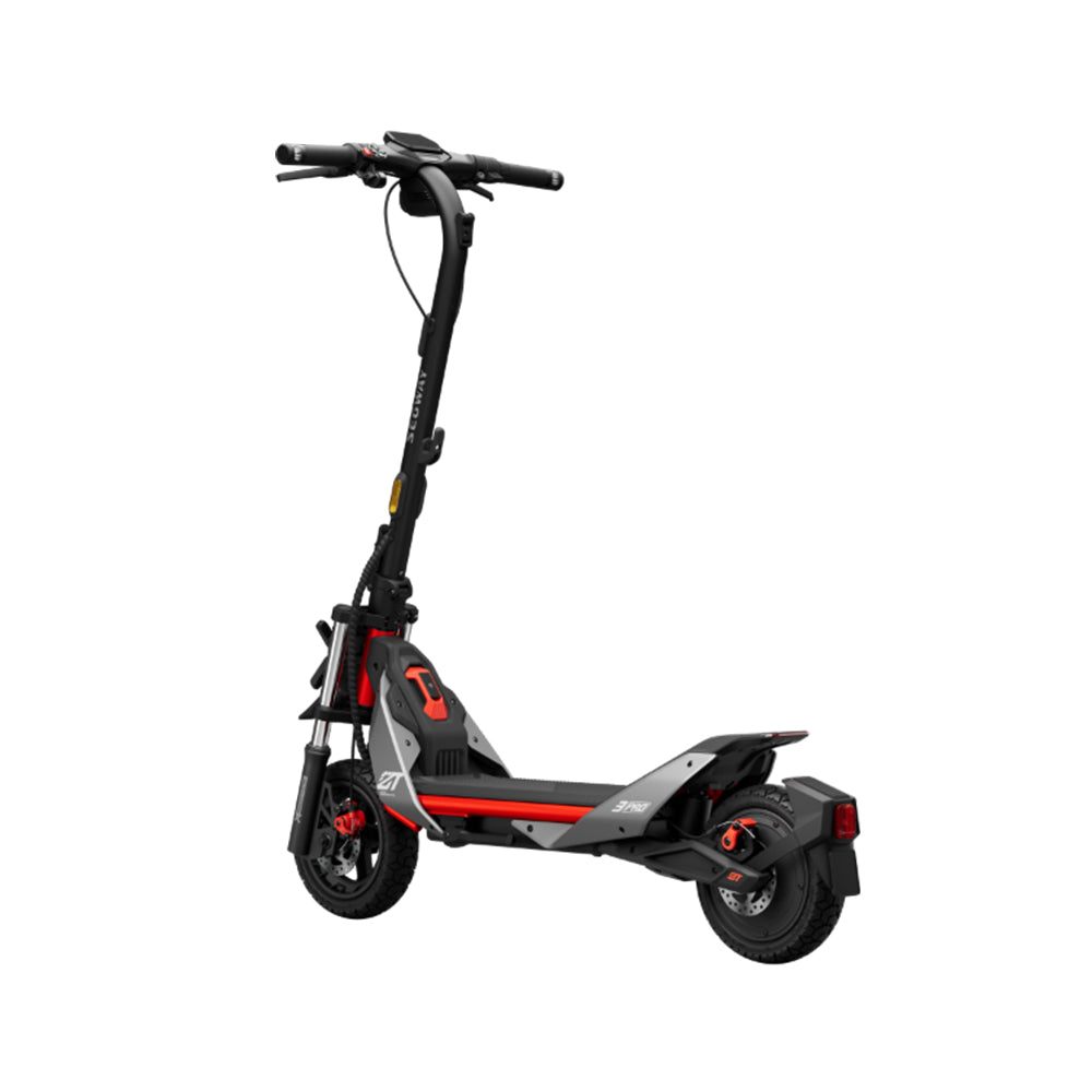 segway zt3 pro electric scooter diagonal back